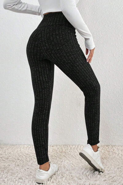 Ribbed High Waist Leggings