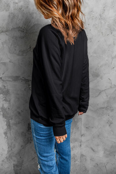 HAPPY NEW YEAR Round Neck Sweatshirt